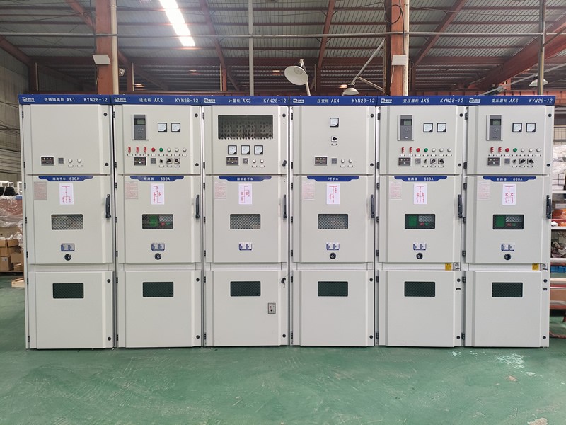 我司 KYN28-12 中置式高压开关柜成套设备顺利完工